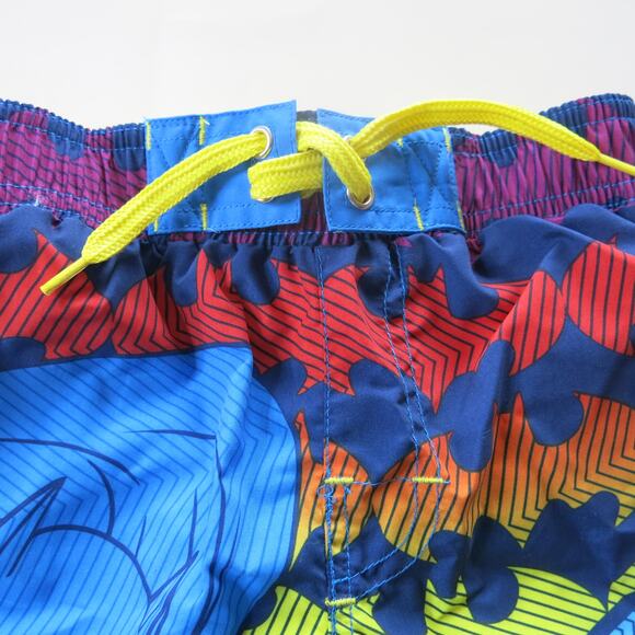 BATMAN *NWT*  Swimming Trunks Bathing Suit/Shorts Size 4 Youth Lined Drawstring - Picture 4 of 8